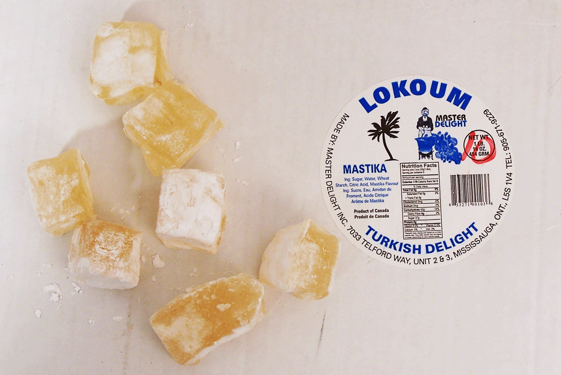 Master Delight Lokoum mastika turkish delight, bulk sale box Full-Size Picture